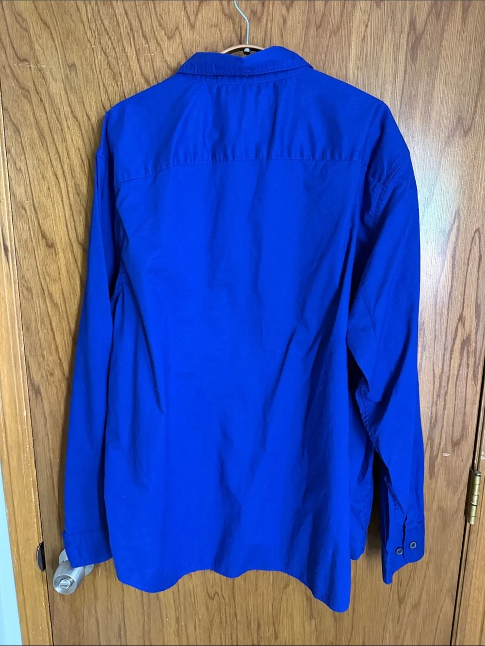 Banana Republic Men's Popover Shirt - Cobalt Blue